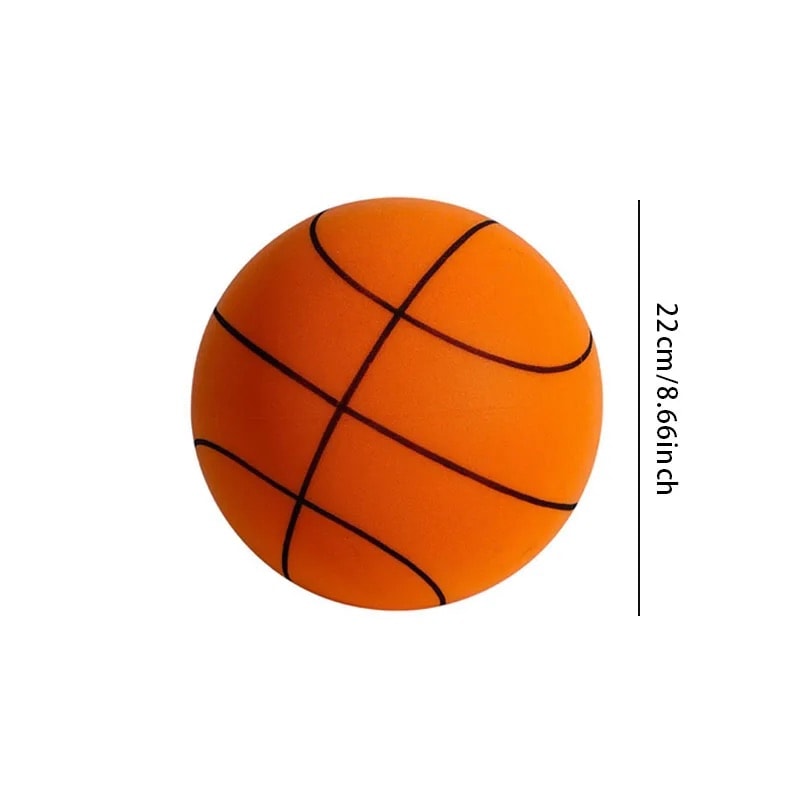 Silent Indoor Basketball For Kids Soft Foam Training Ball Quiet Bounce Toy 6