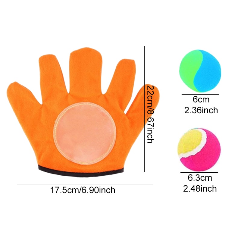 Sticky Catch Paddle Ball Set Outdoor Throw And Catch Game For Kids Family Fun 9