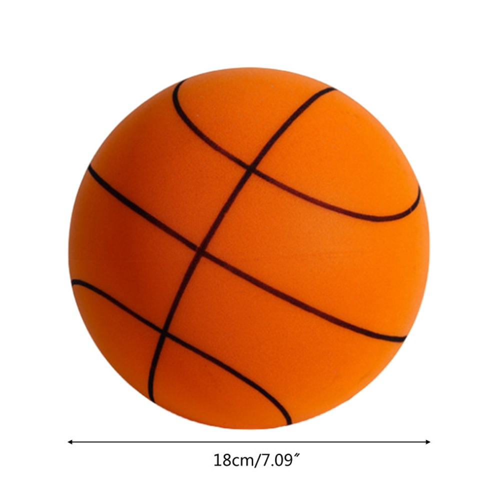 Silent Indoor Basketball For Kids Soft Foam No Noise Bounce Ball Toy 3