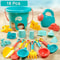 Kids Beach Sand Play Set Sand Toys For Kids Bucket Shovel Kit For Beach Toys Set 3