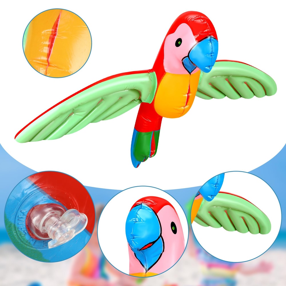 Inflatable Parrot Toss Game Toy for Beach Parties Outdoor Fun