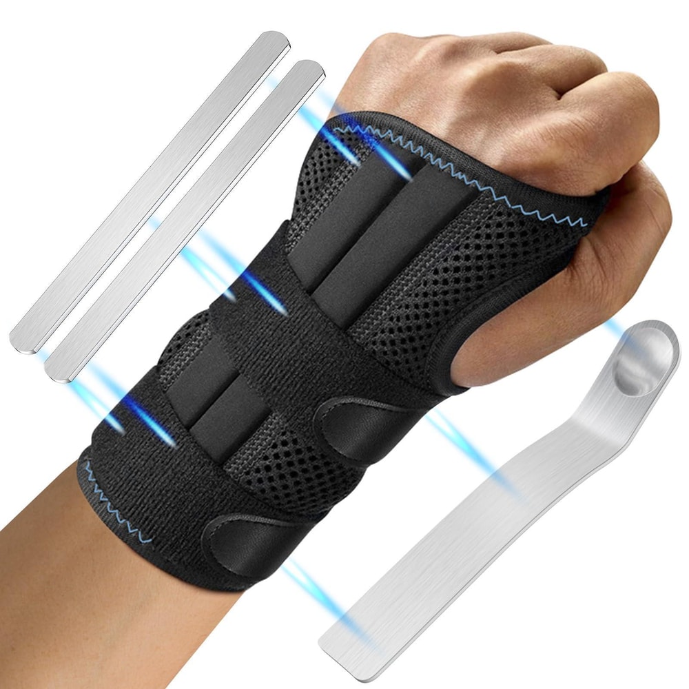 Adjustable Wrist Brace for Carpal Tunnel Relief with Thumb Support
