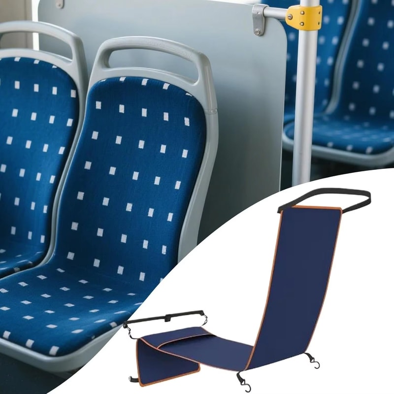 Travel Footrest Hammock for Adult Kids Multifunctional Airplane Foot Hanger, Baby Sleeping Bed for Plane, Train, Bus Car
