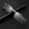 Elegant Rimless AntiBlue Light Glasses For Reading Comfortable Daily Use 4