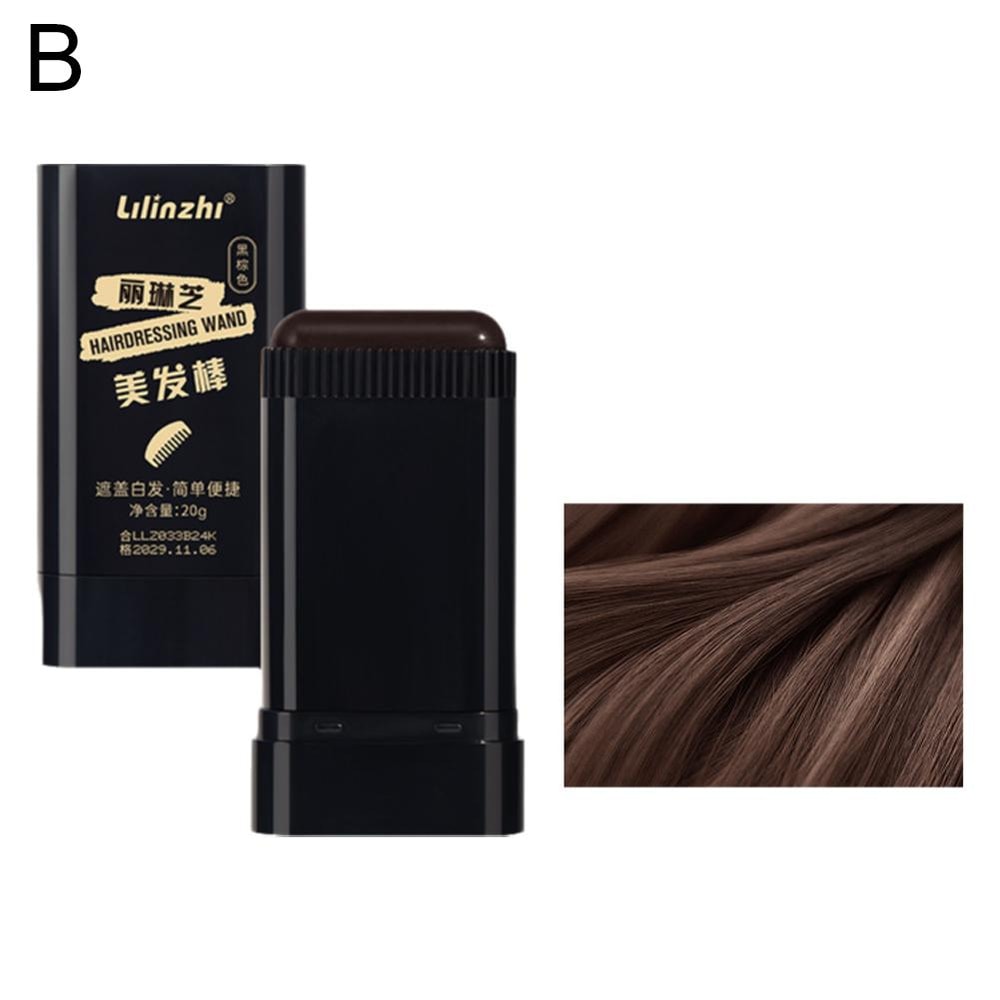 Instant Gray Hair Concealer Comb Stick for Quick Root Touch-Ups