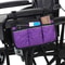 ComfortRide Wheelchair Side Bag Armrest Organizer with Reflective Strip