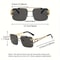 Golden Edge Frameless Sunglasses for Anti Glare UV Protection