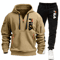 Men Sportswear Zip Hoodie And Sweatpants Jogging Outfit 15