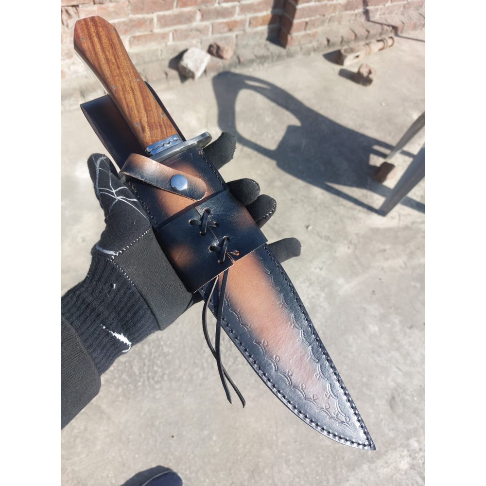 Custom Handmade D2 Steel Bowie Knife 5