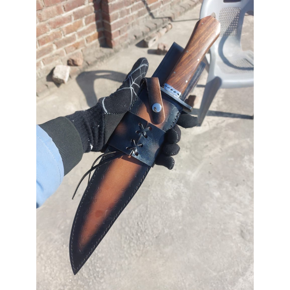 Custom Handmade D2 Steel Bowie Knife 6