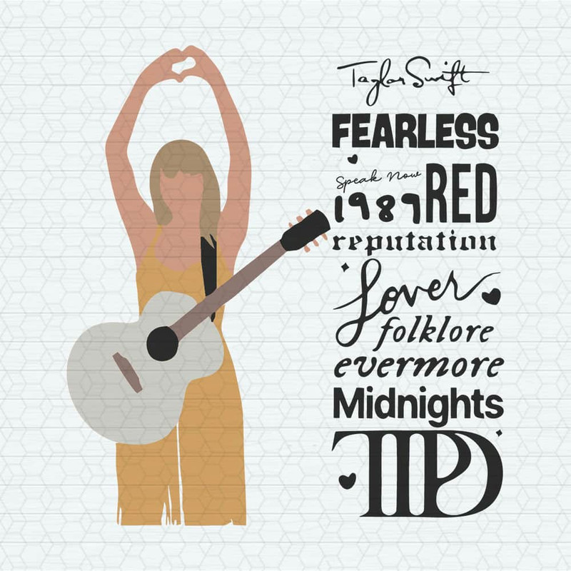 Taylor Swift Albums Midnights Ttpd SVG.jpeg