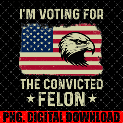 i'm voting for the convicted felon eagle