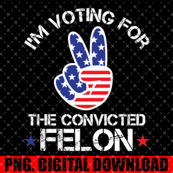 i'm voting for the convicted felon usa
