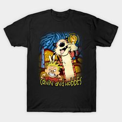 calvin and hobbes t - shirt