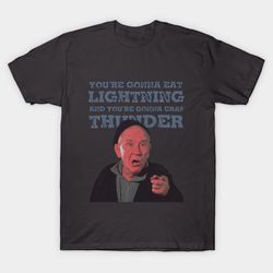 vintage youre gonna eat lightning, vintage t-shirts, football t-shirts, unisex t-shirt