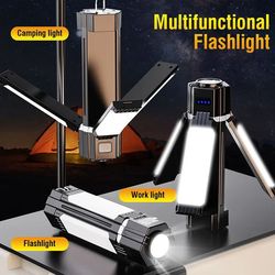 Collapsible USB Rechargeable Camping Light 4000mAh Travel Lanterns Outdoor Emergency Lighting LED Camping Lamp