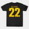 Caitlin Clark Yellow Distressed Jersey Number 22jpg