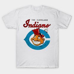 vintage indians, vintage t-shirts, unisex t-shirt