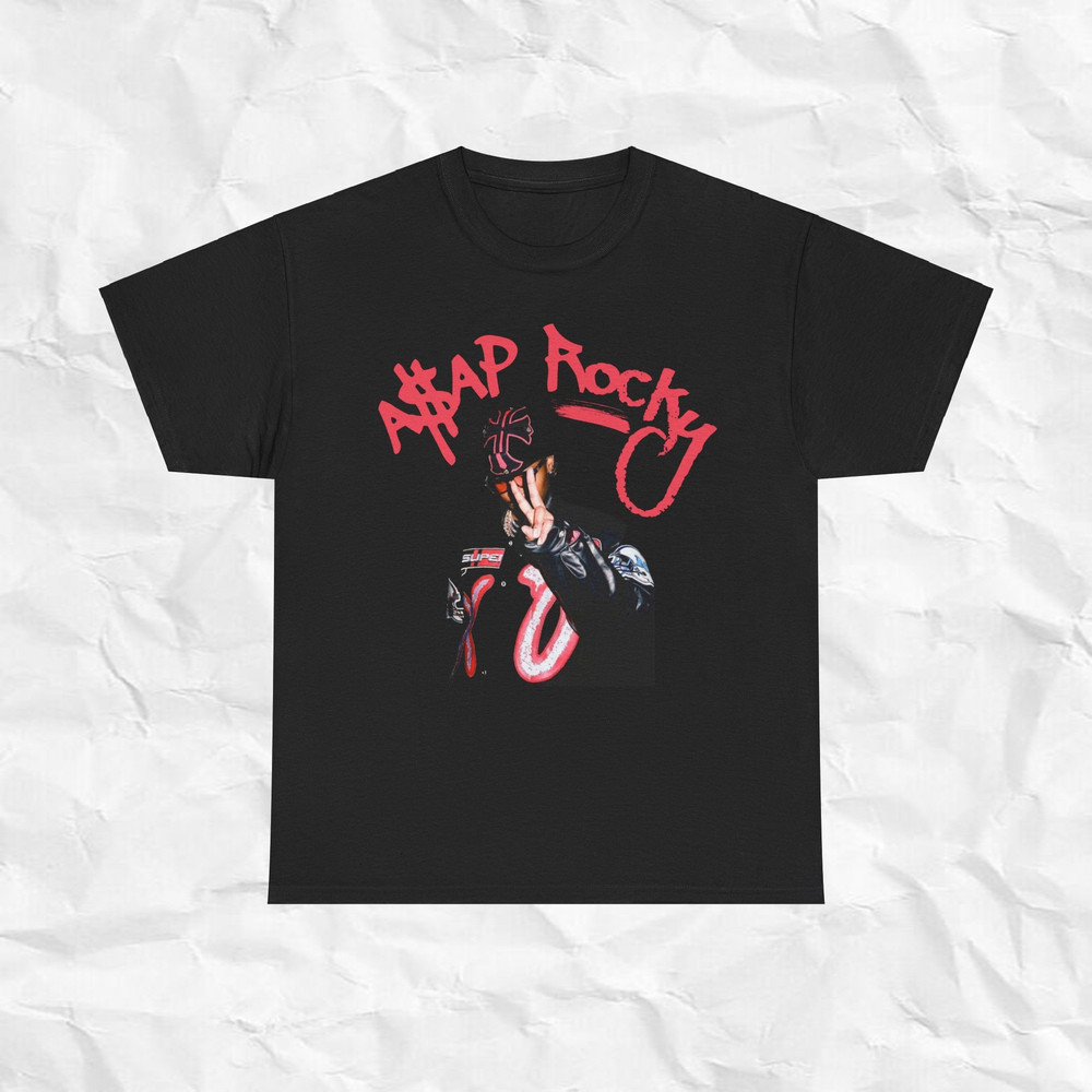 ASAP ROCKY TShirt Asap Rocky Graphic Asap Rocky merch Rare Concert Merch Rap Style Streetwear