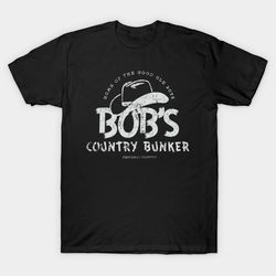 bobs country bunker t- shirt, football t- shirt