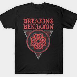 breaking benjamin band logo, t- shirt, football t- shirt