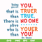 DR00090-Today you are you that is truer than true there is no one alive who is youer than you svg, png, dxf, eps file DR00090.jpg