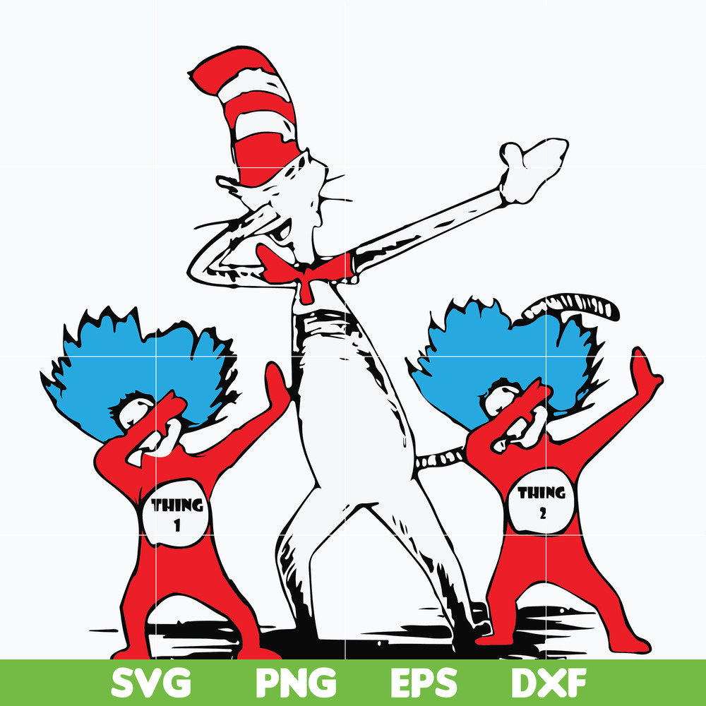 DR0601215-Dr seuss dabbing SVG, Dr seuss svg, png, dxf, eps digital file DR0601215.jpg