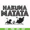 FN000157-Hakuna Matata svg, png, dxf, eps file FN000157.jpg