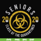FN0001020-2020 seniors class of the quarantined svg, png, dxf, eps file FN0001020.jpg