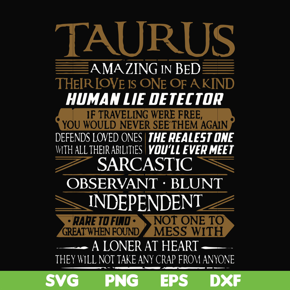 FN000376-Taurus rare to find not one to mess with amazing in bed svg, png, dxf, eps file FN000376.jpg