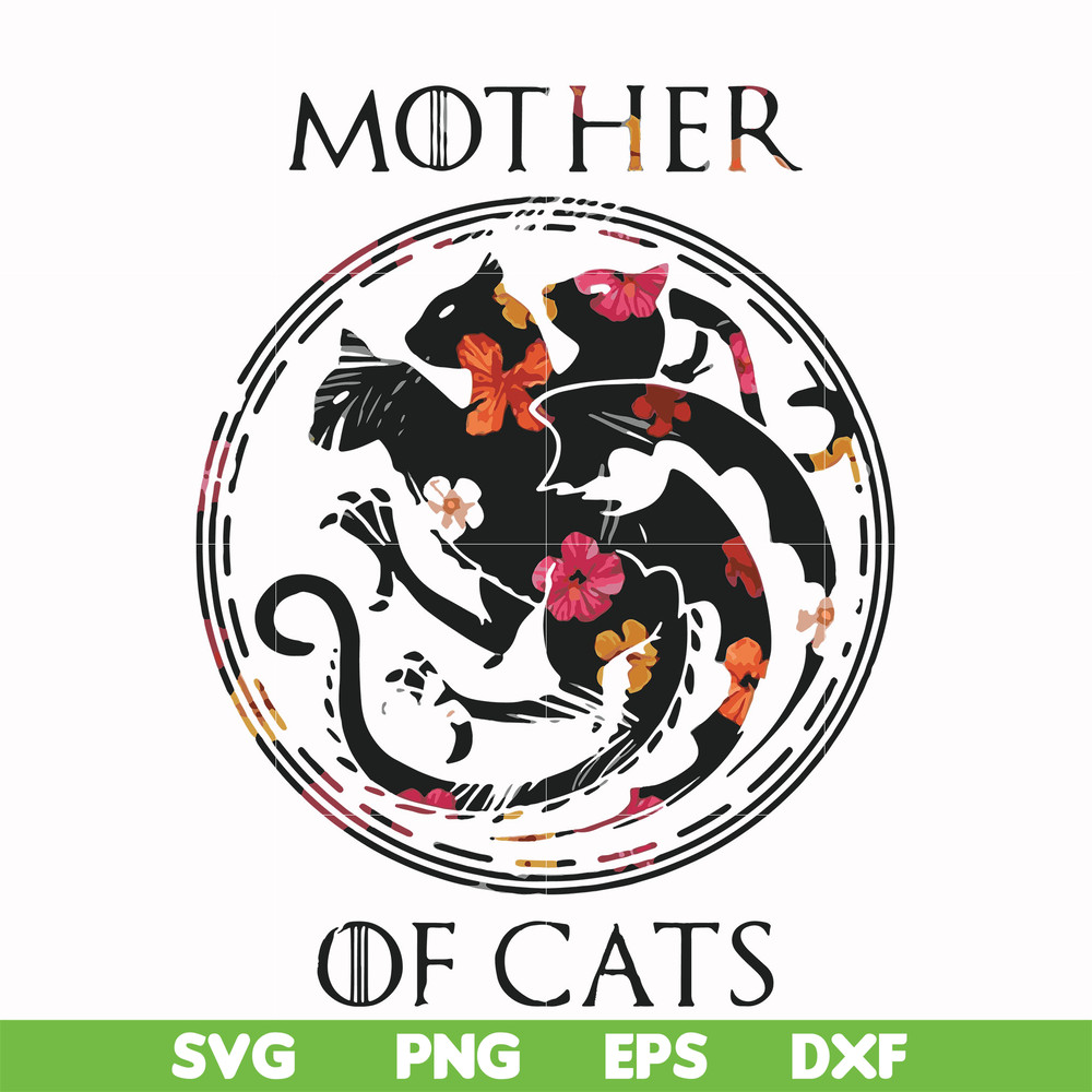 FN000409-Mother of cats svg, png, dxf, eps file FN000409.jpg
