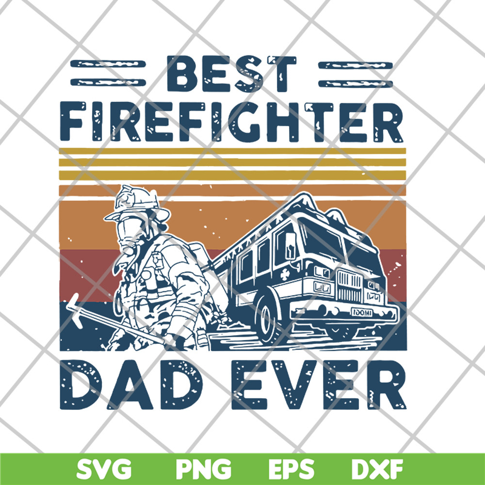 FTD03062103-Best Firefighter Dad Ever Vintage Retro Father’s svg, png, dxf, eps digital file FTD03062103.jpg
