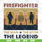 FTD03062109-Firefighter Dad The Man The Myth The Legend Happy Father'S Day Vintage Retro svg, png, dxf, eps digital file FTD03062109.jpg