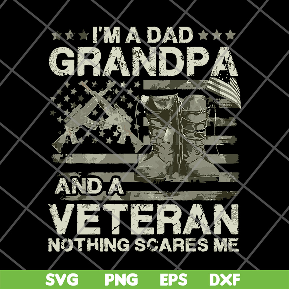 FTD03062122-Veteran Father Day Shirt I’m A Dad Grandpa svg, png, dxf, eps digital file FTD03062122.jpg