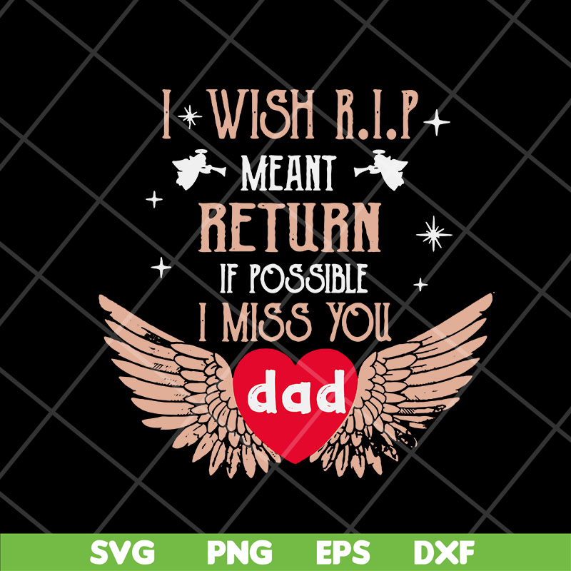 FTD07052106-i wish rip svg, png, dxf, eps digital file FTD07052106.jpg