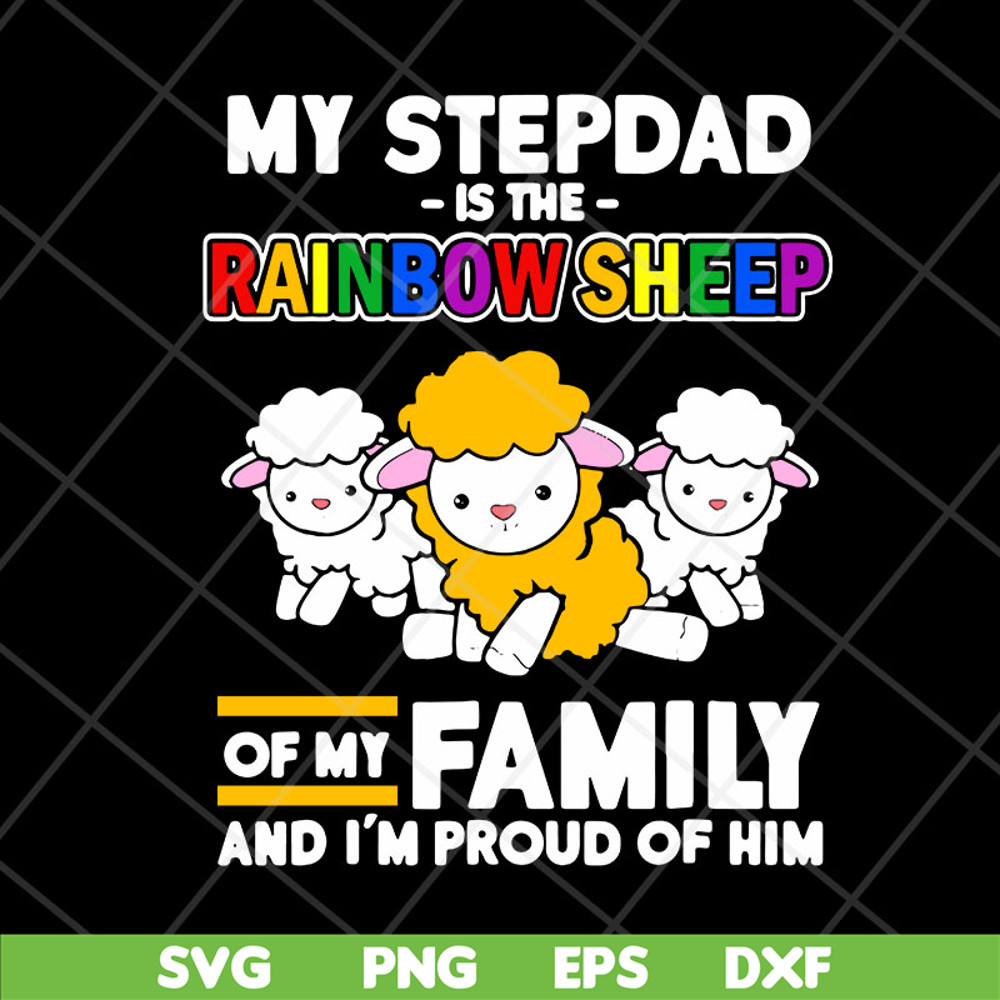 FTD13052130-My stepdad is rainbow sheep of family svg, png, dxf, eps digital file FTD13052130.jpg