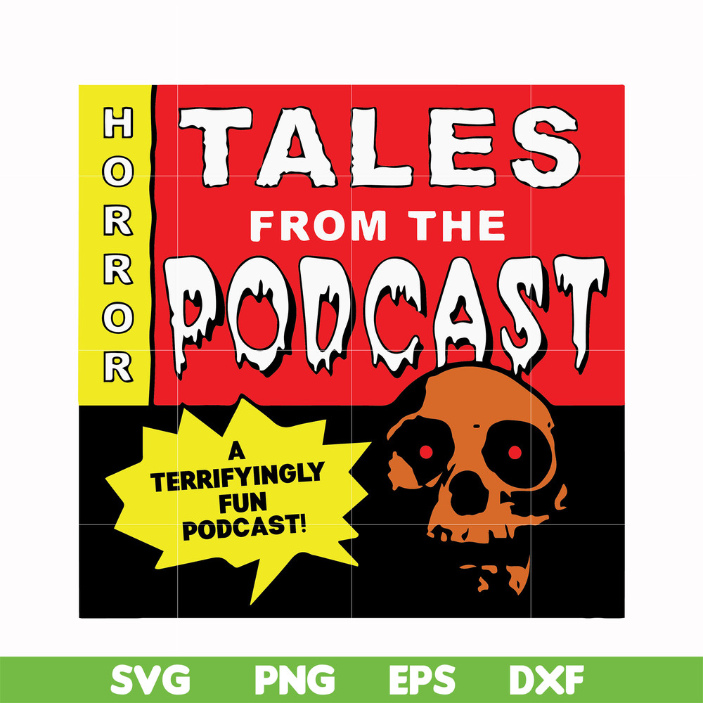 HLW0015-Tales from the podcast svg, png, dxf, eps, digital file HLW0015.jpg