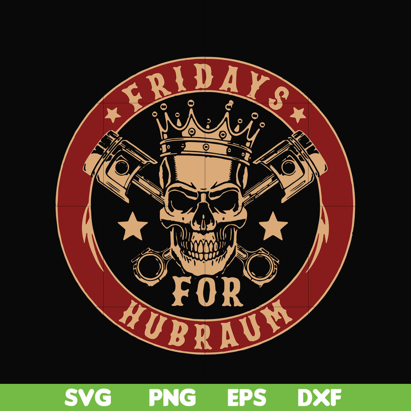 HLW0023-Fridays hubraum svg, halloween svg, png, dxf, eps digital file HLW0023.jpg