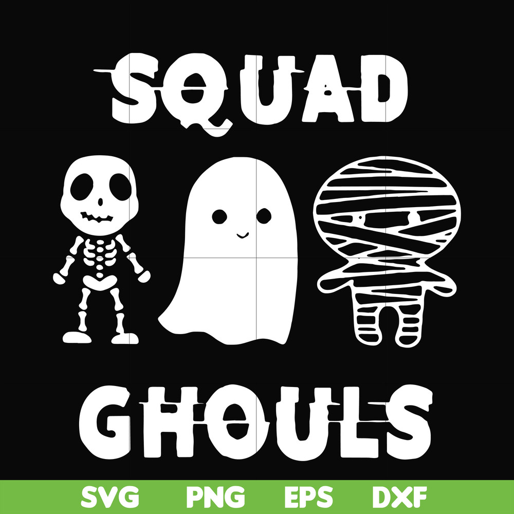 HLW0030-Squad ghouls svg, halloween svg, png, dxf, eps, digital file HLW0030.jpg