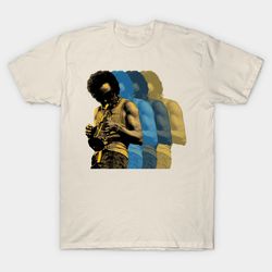vintage miles davis rainbow, t-shirt