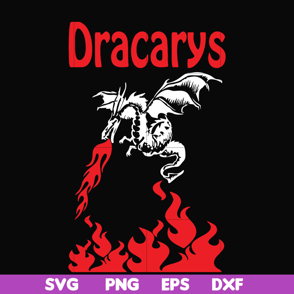 FN000299-Dracarys svg, png, dxf, eps file FN000299.jpg