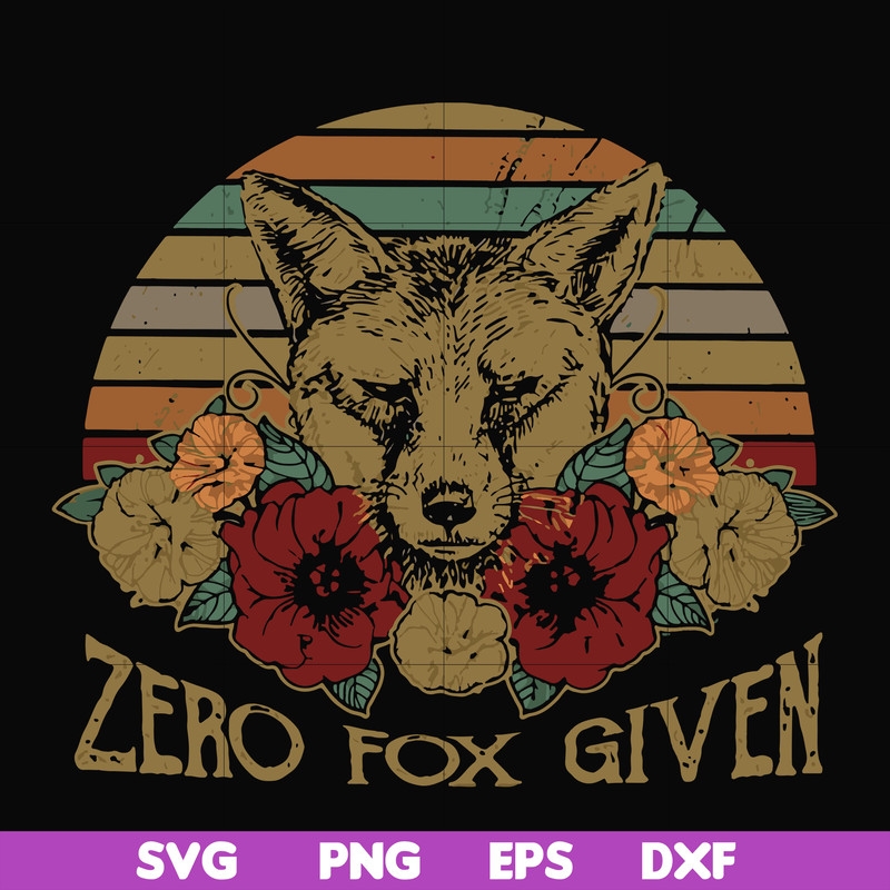 FN000349-Zero fox given svg, png, dxf, eps file FN000349.jpg