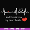 FN000890-This is how my heart beats svg, png, dxf, eps file FN000890.jpg
