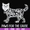 FN000963-Paws for the cause svg, png, dxf, eps file FN000963.jpg