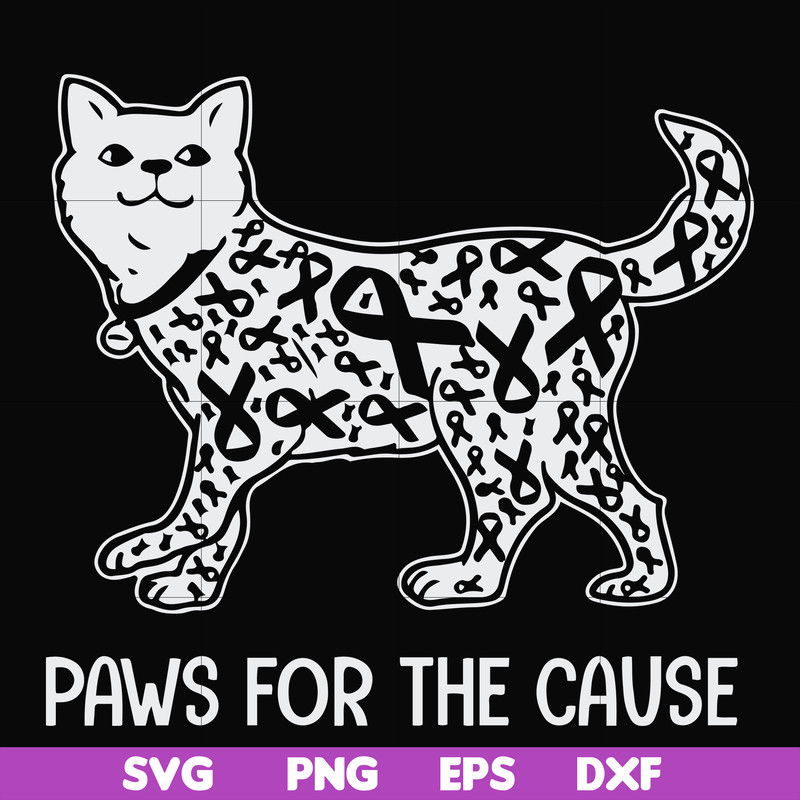FN000963-Paws for the cause svg, png, dxf, eps file FN000963.jpg