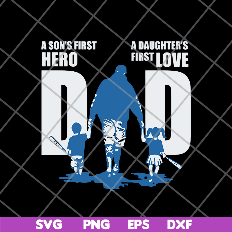 FTD02062104-Dad a son's first hero a daughter's first love svg, png, dxf, eps digital file FTD02062104.jpg