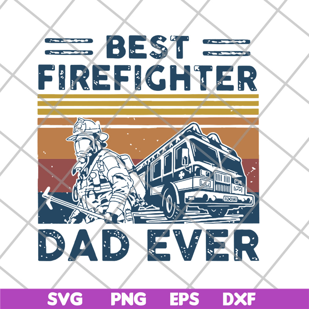 FTD03062103-Best Firefighter Dad Ever Vintage Retro Father’s svg, png, dxf, eps digital file FTD03062103.jpg