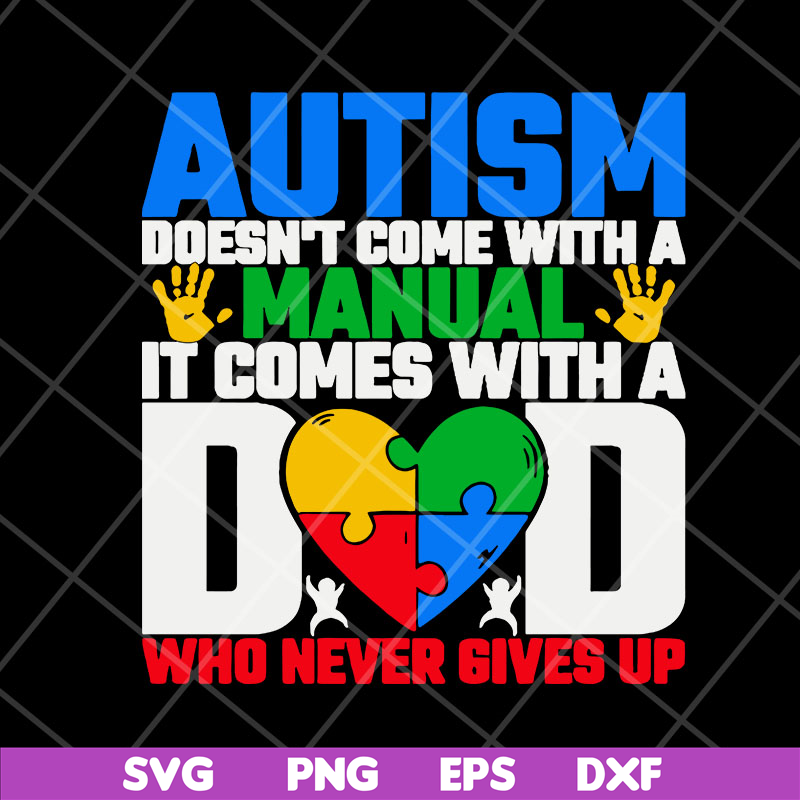 FTD07052101-autism dad svg, png, dxf, eps digital file FTD07052101.jpg