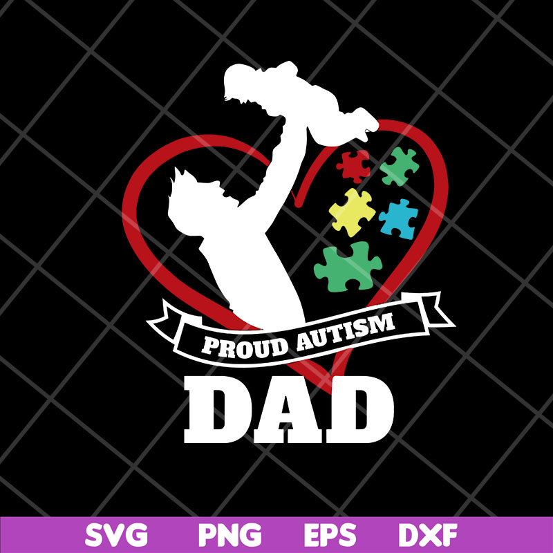 FTD07052122-proud autism dad svg, png, dxf, eps digital file FTD07052122.jpg