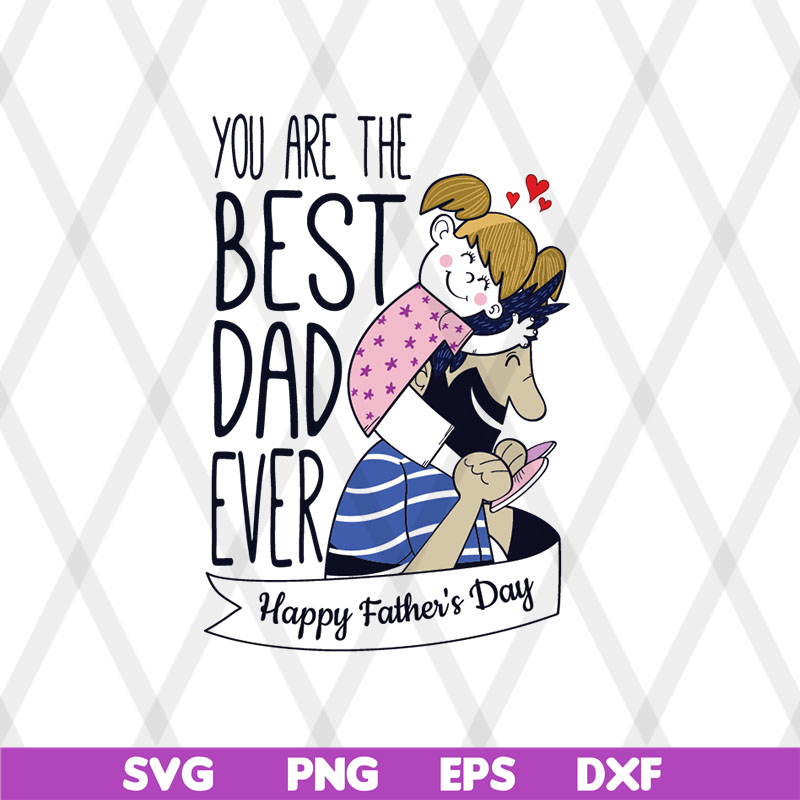 FTD08062103-Fathers Day T Shirt Best Dad Ever Father Daughter Love Mens svg, png, dxf, eps digital file FTD08062103.jpg